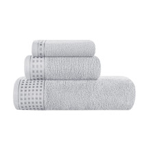 Set de prosop de bumbac Glamburg Ultra Soft 3 pachet con?ine un prosop de baie 28x55 inch Un prosop de mna 16x24 inch ?i o spalare Coth 12x12 in