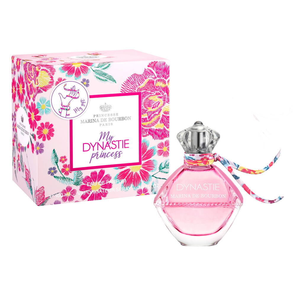 Marina De Bourbon My Princesse Marina De Bourbon Reverence - Eau De Parfum For Women - Spicy Floral Scent - Opens With Bergamot And Rose Berries - Blended With Jasmin