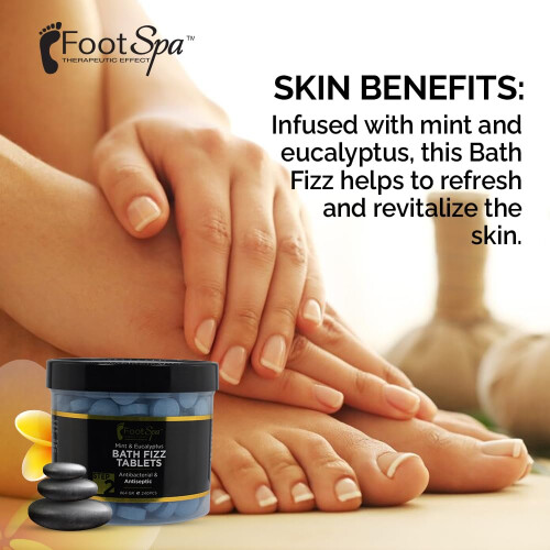 Footspa - Bath Fizz Mint & Eucalyptus - Afslappende aromaterapi - 42 ounces 2