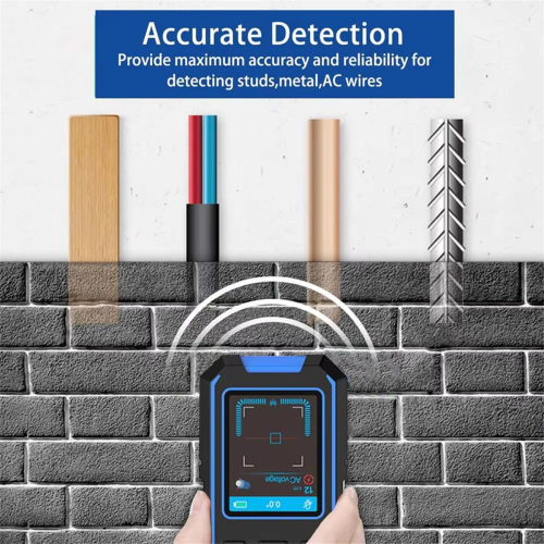 -518 Detector de Metais com Display LCD e Scanner de Parede com Furo de Posicionamento 1
