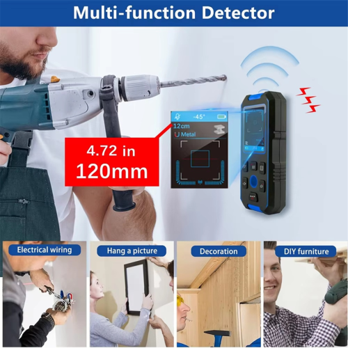 -518 Detector de Metais com Display LCD e Scanner de Parede com Furo de Posicionamento 2