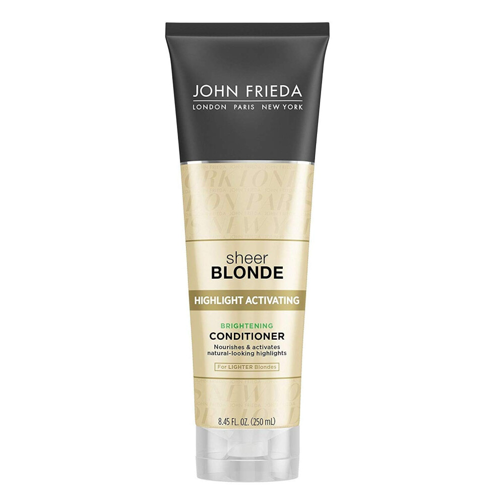 Apr S-Shampoing Activateur De Reflets Sheer Blonde De John Frieda (Pour Blonds Clairs), 250 Ml (Lot De 3)-image