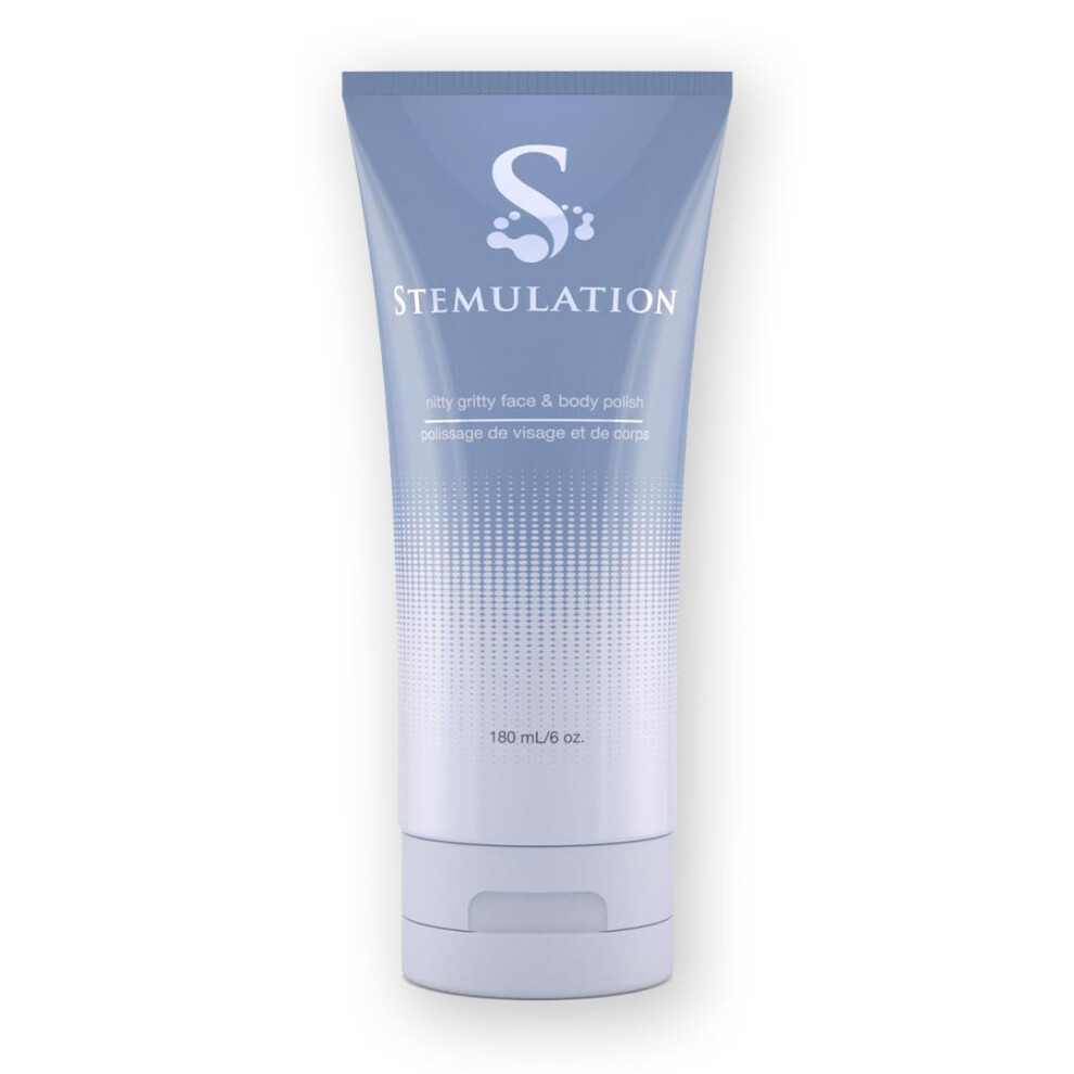 Stemulation Nitty-Gritty Face & Body Polish Reduces Pore Size Increases Skin Luminosity 6 Oz./180 Ml