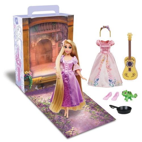 Disney Disney Store Επίσημη Κούκλα Ιστορίας Ραπουνζέλ, 11 ίντσες, Πλήρως Ρυθμιζόμενη