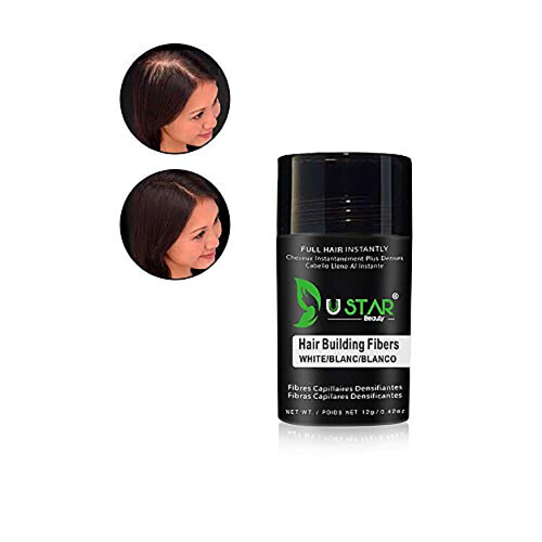 Ustar Ίνες Μαλλιών για Αδύναμα Μαλλιά 12g Auburn Καλύπτει Άμεσα την Αραίωση 2
