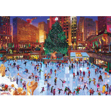 Ravensburger Rockefeller Center Joy 1000-delige puzzel voor volwassenen - 12000420 - Handgemaakt gereedschap Gemaakt in Duitsland Elk stukje past per