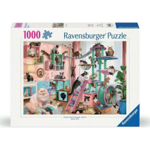 Ravensburger Cat Tree Heaven 1000 Piece Puzzle pour adultes - 12000875 - outils fabriques a la main fabriques en Allemagne, chaque piece s'integr