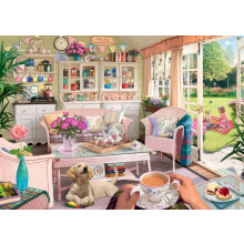 Ravensburger Haven No.12: The Tea Shed 1000 Piece Jigsaw Puzzle for Adults - 12000164 - Handcrafted Tooling  Made in Germany  Every Piece Fits Togethe