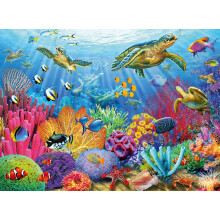 Ravensburger Legpuzzel tropische wateren - 500 unieke stukjes, nauwkeurig gesneden | Levendige, niet-verblindende beelden | Ideaal voor ontspanning o
