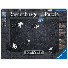 Ravensburger Krypt Zwart 736-delige uitdagingspuzzel voor volwassenen - 12000054 - Handgemaakt gereedschap Gemaakt in Duitsland Elk stuk past perfect