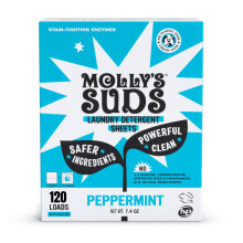 Mollys Suds mosszeres lapok | Gyengd az rzkeny borre Hatkony bio-alap enzimek Foltok elleni kzdelem | Folyadkmentes s muanyagmentes csomagol