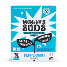 Mollys Suds mosszeres lapok | Gyengd az rzkeny borre Hatkony bio-alap enzimek Foltok elleni kzdelem | Folyadkmentes s muanyagmentes csomagol