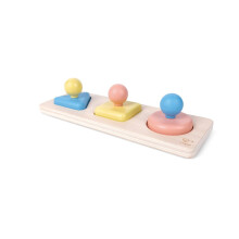 Hape Montessori Spiegelvormpuzzel | Educatief sensorisch speelgoed met kleureffecten voor baby's vanaf 10 maanden