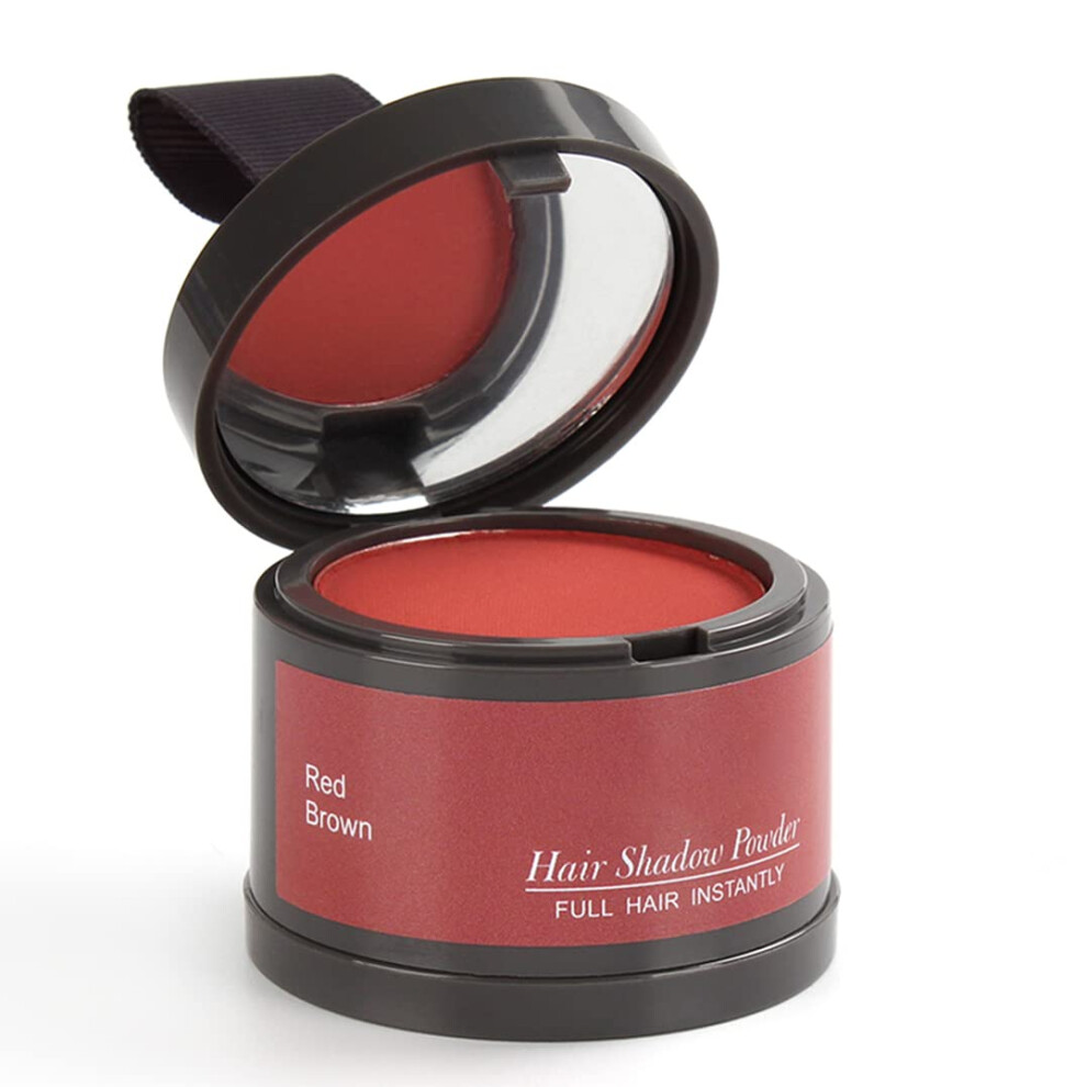 Gowwim Red/Brown/Gray Hairline Powder(- Bright) Hair Root Dye Instantly Hair Color Shadow Cover Hair Root Hair Touch-Up Thin Hair Powder 4G