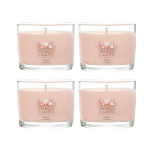Yankee Candle Mini Geurkaarsen, Pink Sands, Natuurlijke Sojawas, 1.3 OZ Glas (Verpakking van 4)