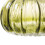 Glitzhome glitzhome 4,72 polegadas soprado  mo em dois tons verde crackle vidro abbora mesa destaque para decorao de colheita de outono 2