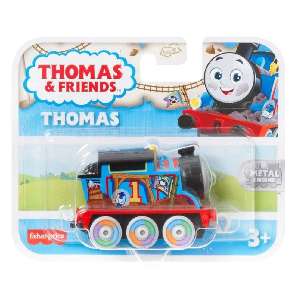 Thomas Et Ses Amis Fisher-Price Thomas, Train M Tallique Pousser, Cadeau Pour Enfants De 3 Ans Et Plus HMC31-image