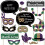 Big Dot of Happiness Mardi Gras - Αξεσουάρ Φωτογράφισης για Πάρτι - 20 Τεμάχια 1