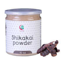 YOGI'S GIFT Shikakai Poeder 10 oz - 100% natuurlijk haarwaspoeder Helpt bij de haargroei Voedende haarvalcontrole - Unisex haarverzorging