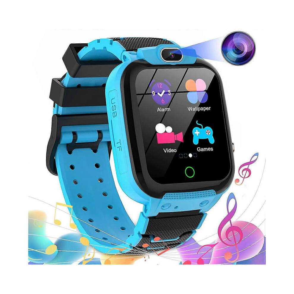 Kids Smart Watch, Video 16games Music Player Smartwatch for Kids Camera Recorder Alarm Touch Lcd