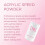 Young Nails Σκόνη Ακρυλικού Speed, Frost Pink, 660 γραμμάρια 2