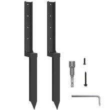 Heavy Duty Steel Fence Post Repair Kit,for Repairing Fence Post 2Pack