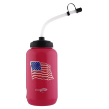 Pro Impact Squeezable Water Bottle Bendable Long Straw - LDPE BPA Gratis plastik - Hydrering til baseball hockey Gym MMA Yoga Boxing Cycling Soft