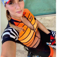 (XXS, 9) cycling suit jumpsuit women's short sleeved mountain bike cycling equipment