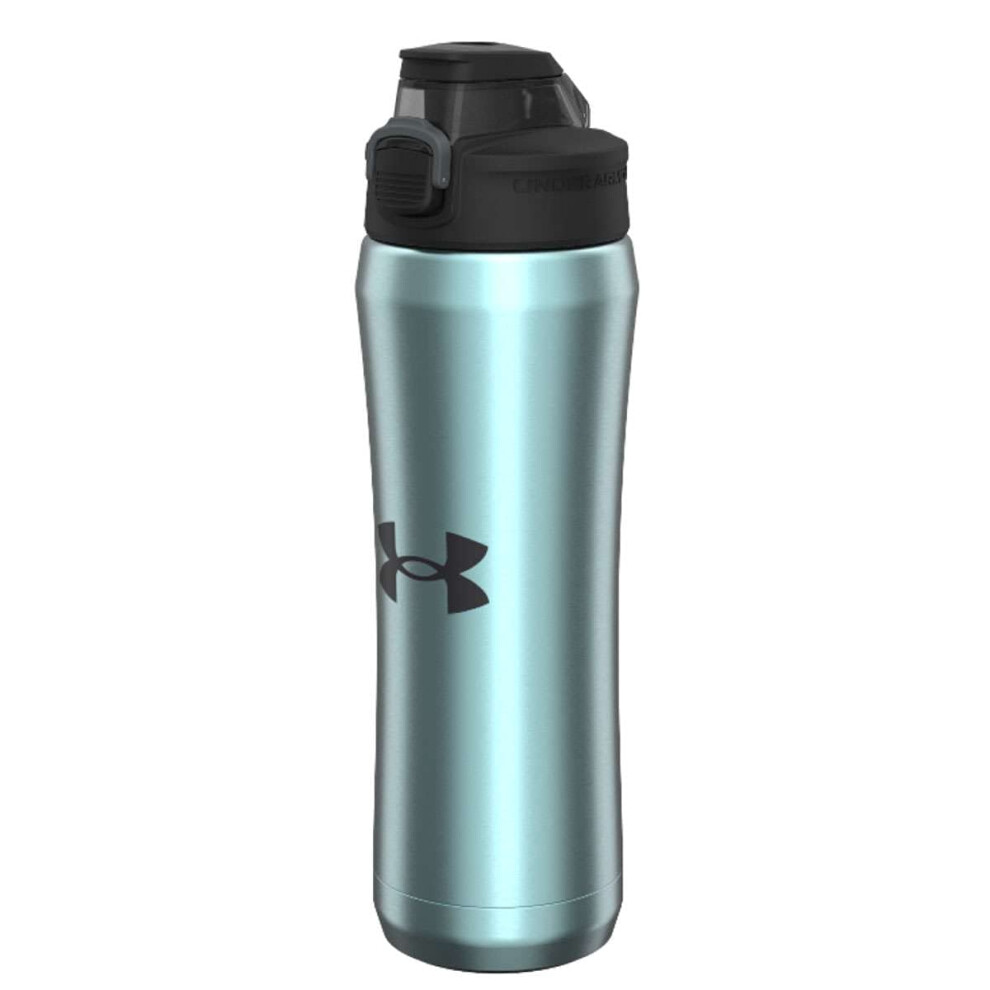 Under Armour 18oz Stainless Steel Water Bottle  Vacuum Insulated  Self Draining Protective Cap  Leak Proof  For Kids & Adults  All Sports  Gym