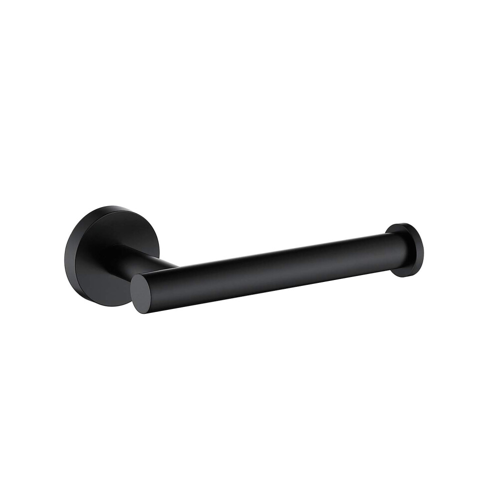TASTOS Matte Black Toilet Paper Holder SUS304 Stainless Steel  Modern Round Tissue Roll Holders Wall Mount  Toilet Paper Roll Dispenser Bathroom 5 inc-image-OPC-PFM6SCQ-NEW