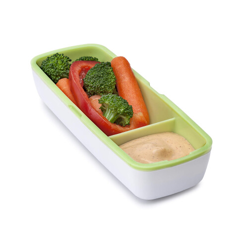 Joie Joie Snack On The Go Διαχωρισμένο Δοχείο, Δύο Συμπληρωματικοί Χώροι Διατήρησης Τροφίμων 1