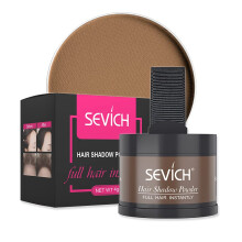Directe haarlijnschaduw - SEVICH Haarlijnpoeder Quick Cover Grijze haarwortel Concealer Wenkbrauwen en baardlijn Haarwortel Touch Up voor dunner word