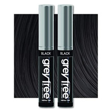 Root touch up Svart Tillfllig hrfrg fr att tcka gr hrlinjer gonbryn Mustasch & Skgg Grfritt 2 PACK (SVART/NOIR)