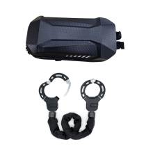 Cadeado para scooter elétrico com bolsa para scooter - Cadeado de corrente antirroubo