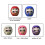 Bambole Daruma Fortune (set da 10 da 4,7 cm, realizzate in Giappone) 2