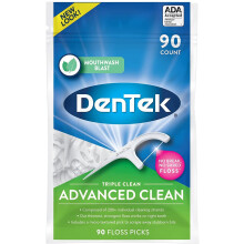 Dentek Triple Clean Flossprikkers Mint 90 stuks
