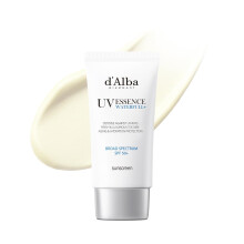 d'alba Piedmont Italian White Truffle Waterfull Essence Sunscreen  Vegan Skincare  Lightweight Sunscreen with BROAD SPECTRUM SPF 50+  Glowy  Safe