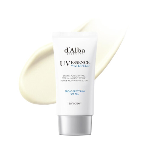 d'Alba, Υδρογόνου Essence Waterfull+ Αντίφλεγμα, SPF 50+, 1.69 fl oz (50 ml)