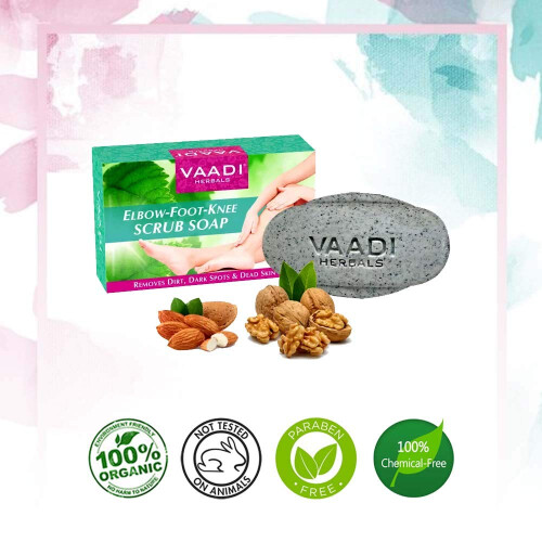 Vaadi Herbals Elbow Foot Scrub Peak 6x75g 2