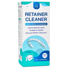 Retainer & Kunstgebitreiniger KIt - Mond Nachtbeschermer Whitening Case - 120 Reinigingstabletten Guard Badbeker