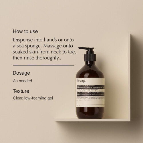 Aesop Aesop Γαλάκτωμα Σαμπουάν & Καθαριστικό Σώματος Γεράνι | Χωρίς Paraben, Vegan | 16.9 oz 1