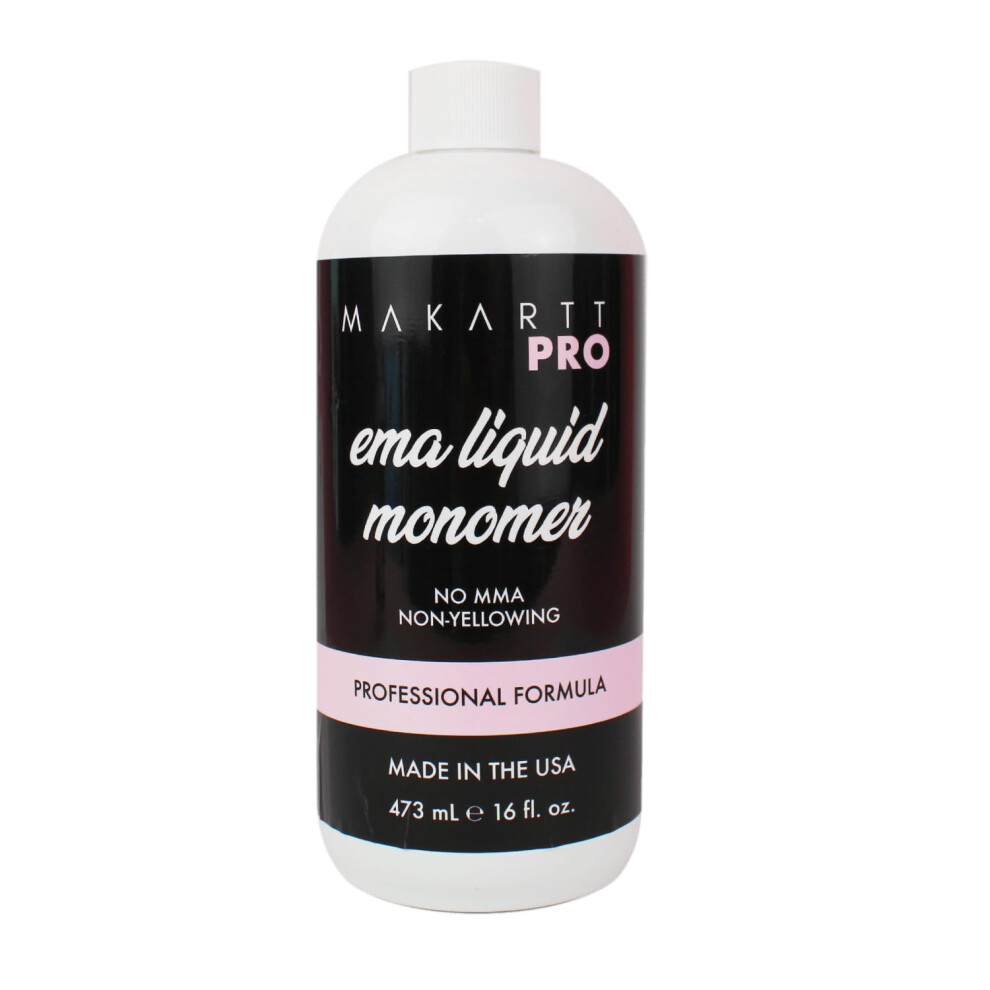 Makarttpro Ema Acrylic Liquid Monomer 946 Ml/32 Fl Oz Low Odor & Non-Yellowing Acrylic Nail Liquid Fast Set Professional Nail Liquid For Nail Techni