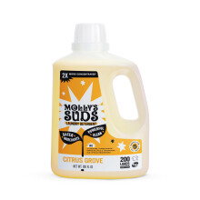 Molly's Suds Liquid Laundry Detergent | Clean Laundry Detergent Soap for Sensitive Skin | 2x Concentrated High Efficiency (HE) (Citrus Grove - 200 L
