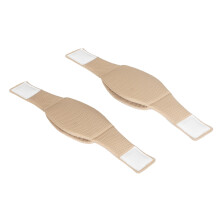 Ehucon Add-on Secure Strap Voorkom dat de 3D-hielbeschermer verschuift of valt Verlicht pijn bij decubitus - Verkocht als 2 stuks - Khaki (NIET INBEG