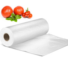 Plastic zak van 30 x 40 cm op rol Doorzichtige zak voor brood en kruidenierswaren 350 zakken/rol