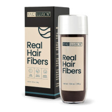 HAARILLUSIE - 100% natuurlijke menselijke haarvezels *niet synthetisch* voor mannen en vrouwen Premium haaropbouwende formule Grote fles van 38 g (br