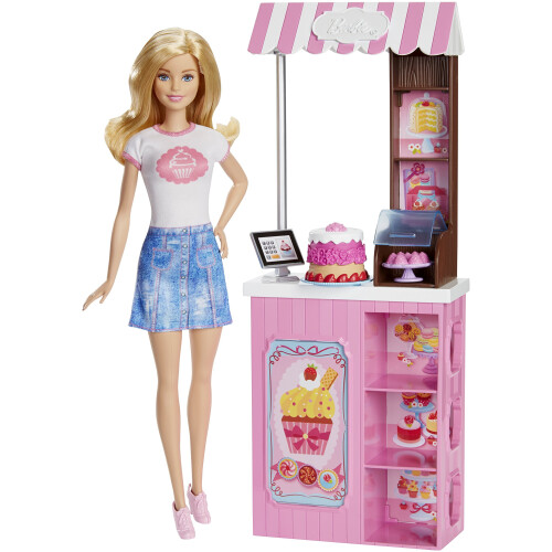 Barbie Barbie Karriär Bageri Set med Blond Docka 2