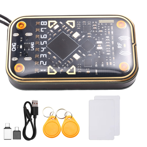 Chameleon Ultra V2.0 RFID Smart Chip Reader + 2xUID Schlüsselanhänger ...
