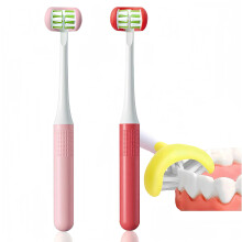 FOREVIVE Toddler Toothbrushes Girls Toothbrush for Kids 8-12 Toothbrushes Soft Bristles Soft and Gentle for Complete Tooth and Gum Care
