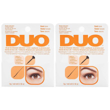 Adesivo per ciglia DUO Brush-On Strip, tonalit    scura, 0,18 oz, confezione da 2